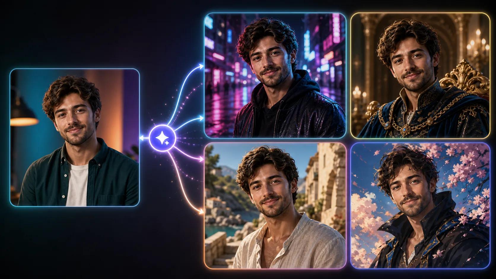 Image to image AI generator preview